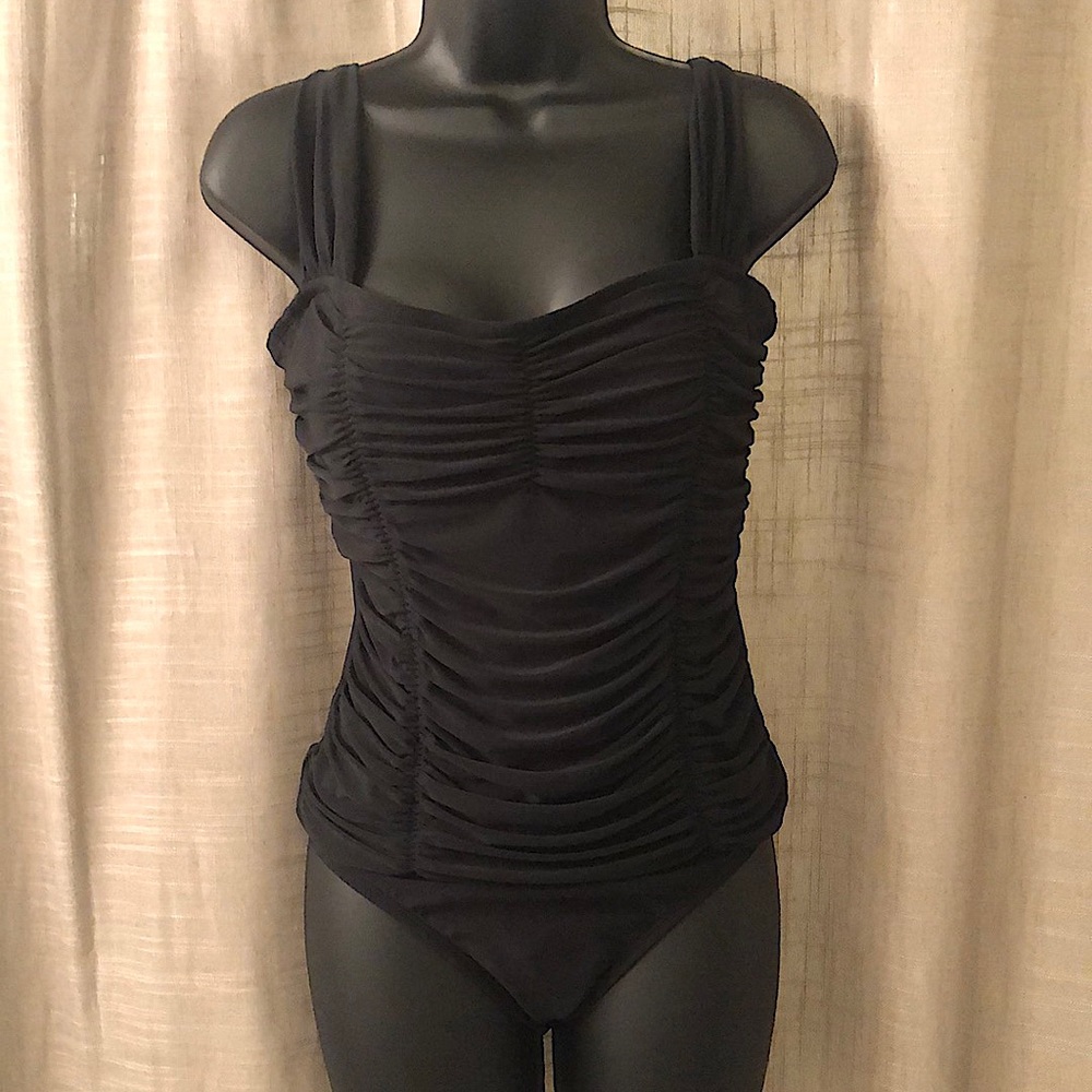 One Piece Swimsuit-Black Size:10/12